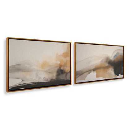 [Color:Polished Gold], Picture of art in a Polished Gold frame at an angle