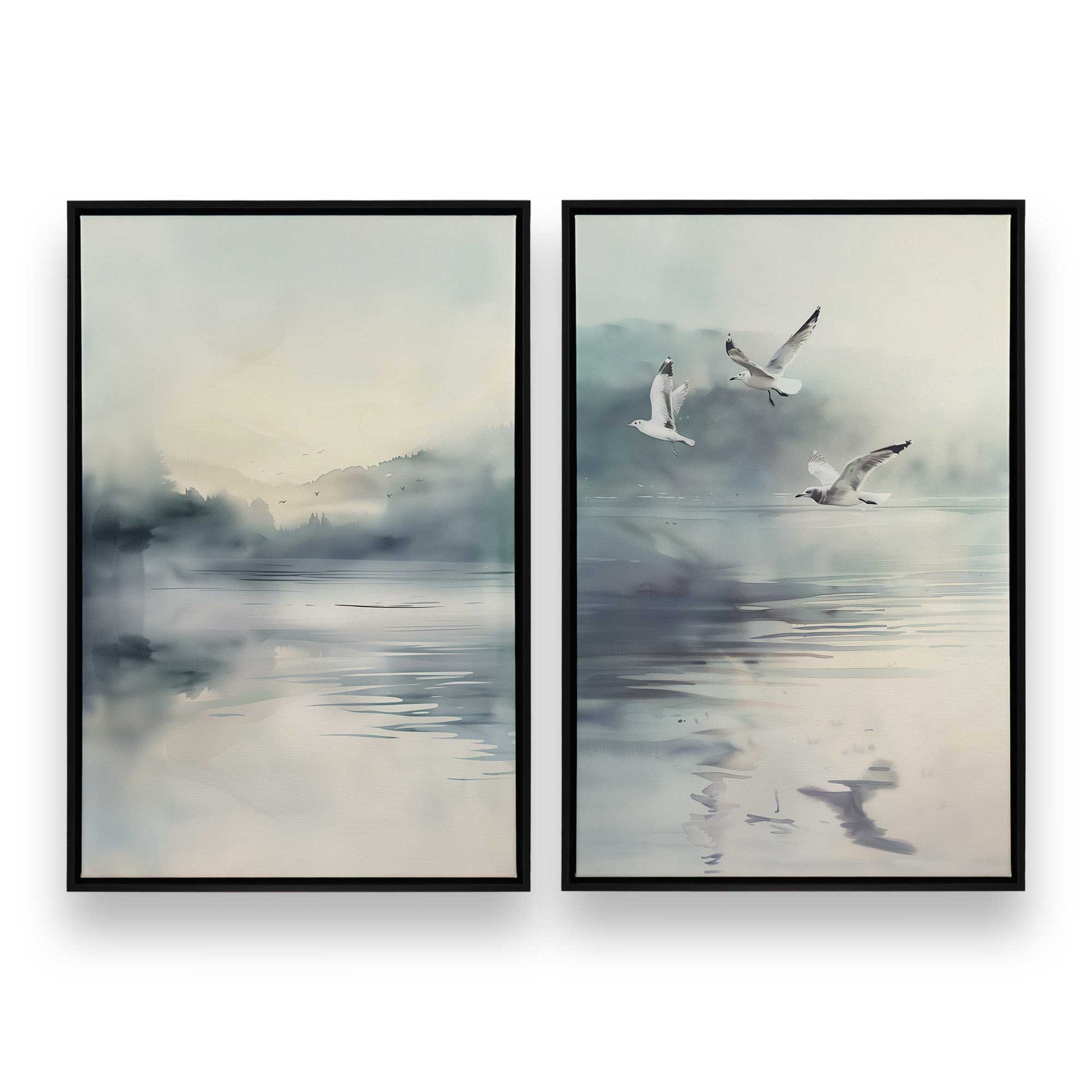 [Color:Satin Black], Picture of art in a Satin Black frame