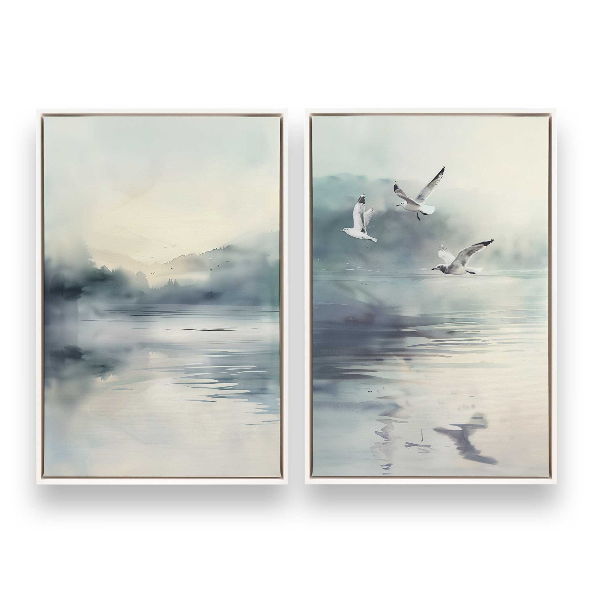 [Color:Opaque White], Picture of art in a White frame