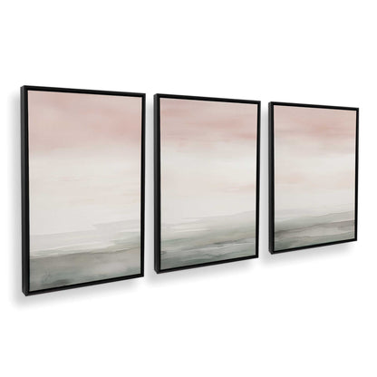 [Color:Satin Black], Picture of art in a Satin Black frame at an angle