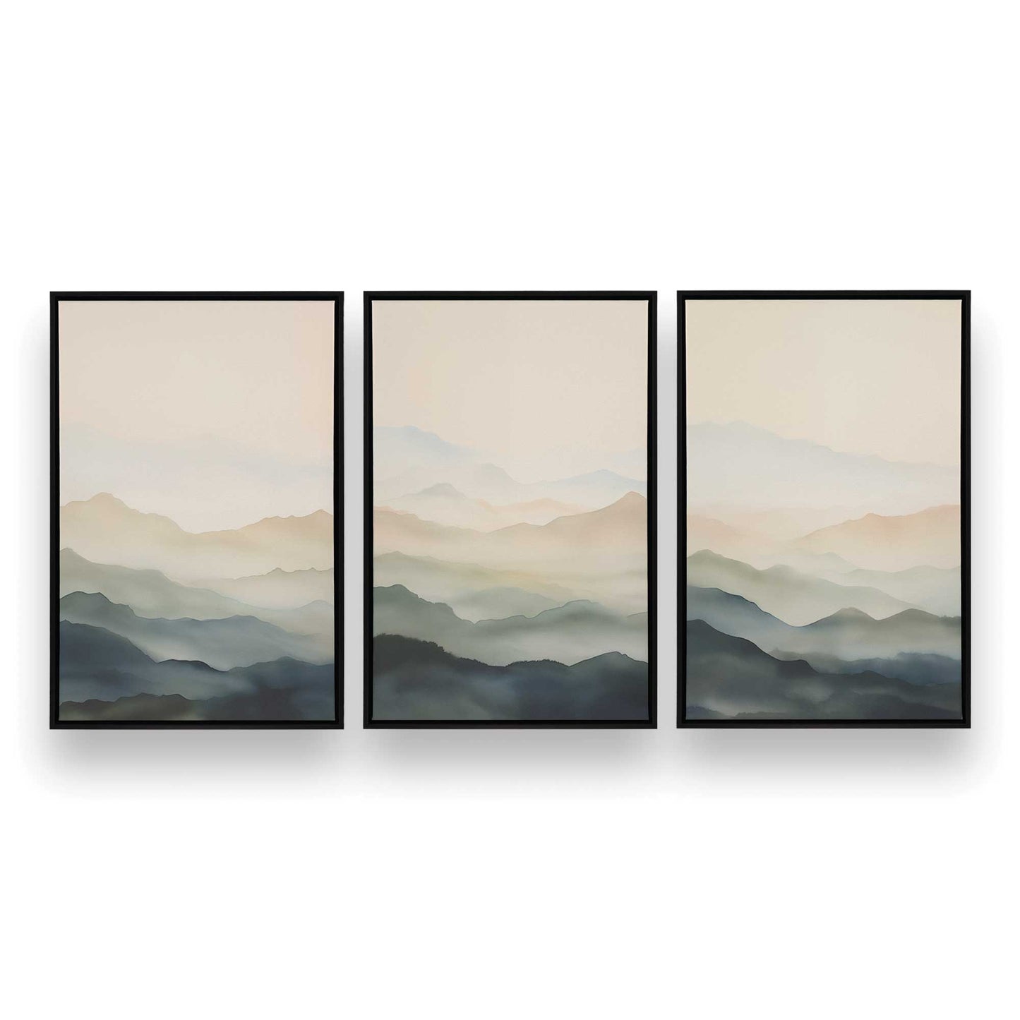 [Color:Satin Black], Picture of art in a Satin Black frame