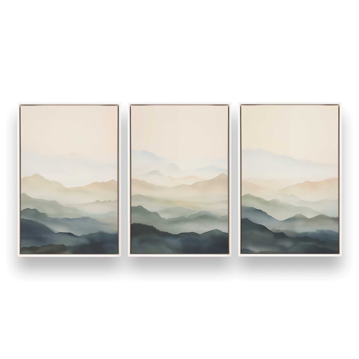 [Color:Opaque White], Picture of art in a White frame