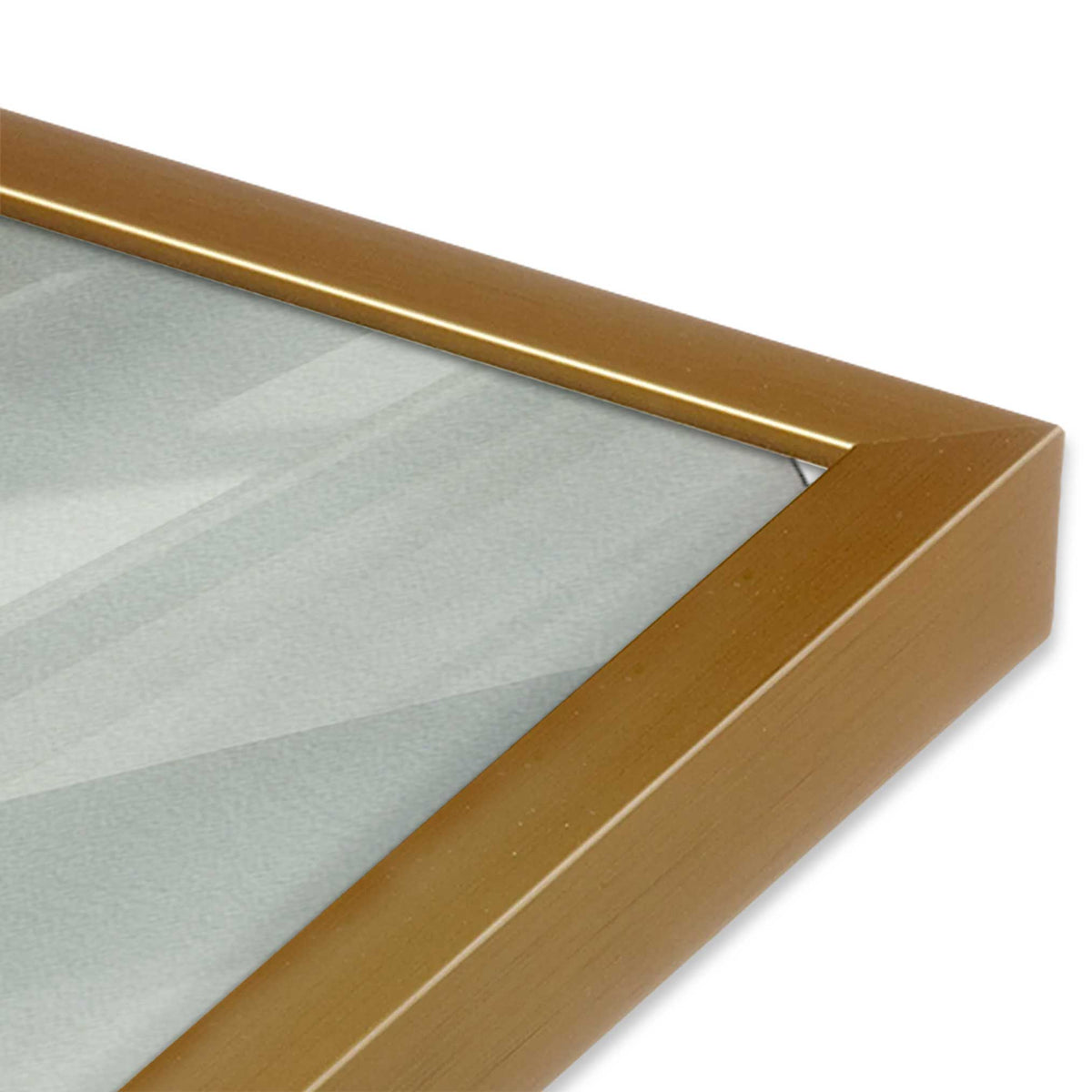 [Color:Polished Gold], Picture of art in a Polished Gold frame of the corner