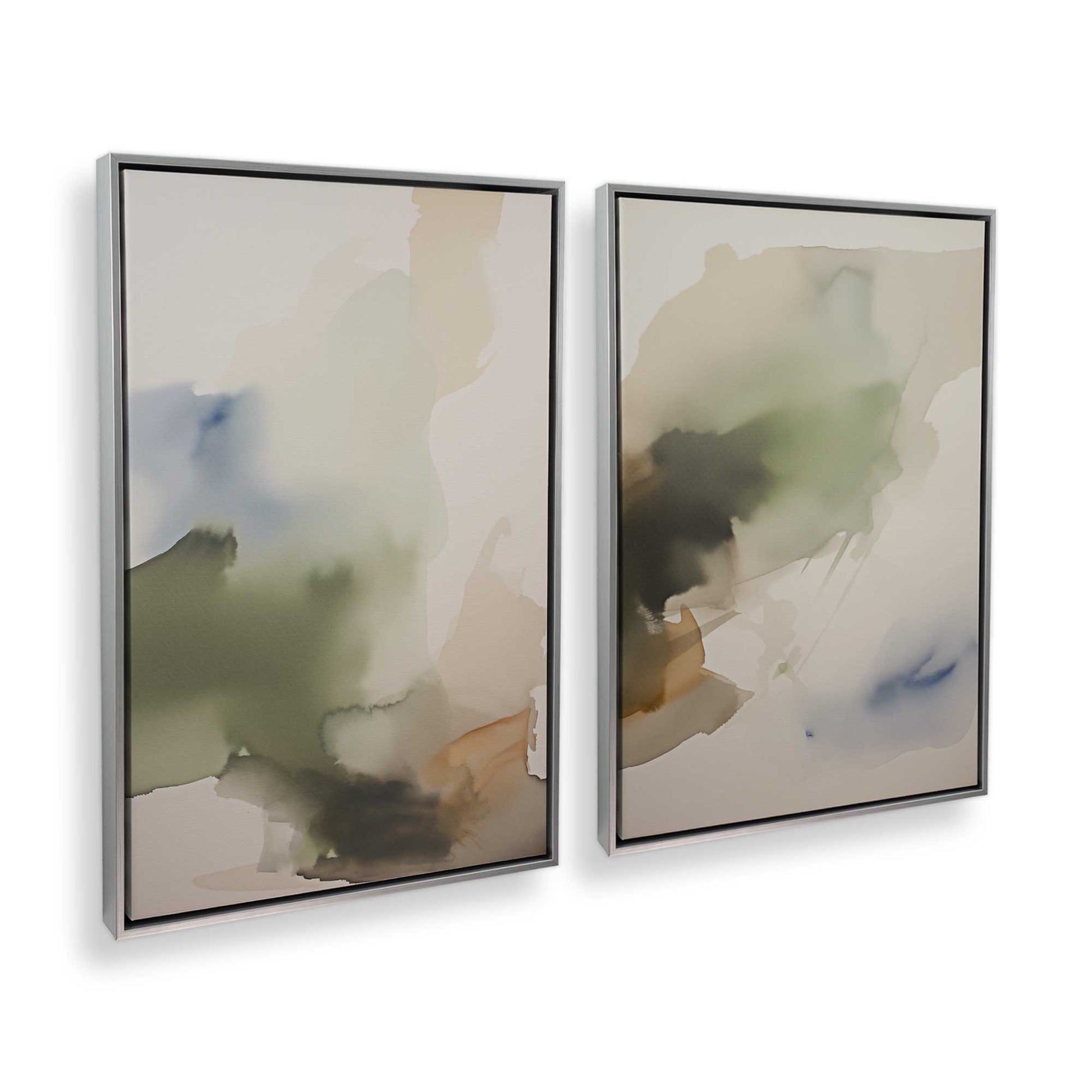 [Color:Polished Chrome], Picture of art in a Polished Chrome frame at an angle