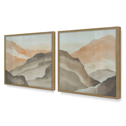 [Color:Brushed Gold], Picture of art in a Brushed Gold frame of the corner