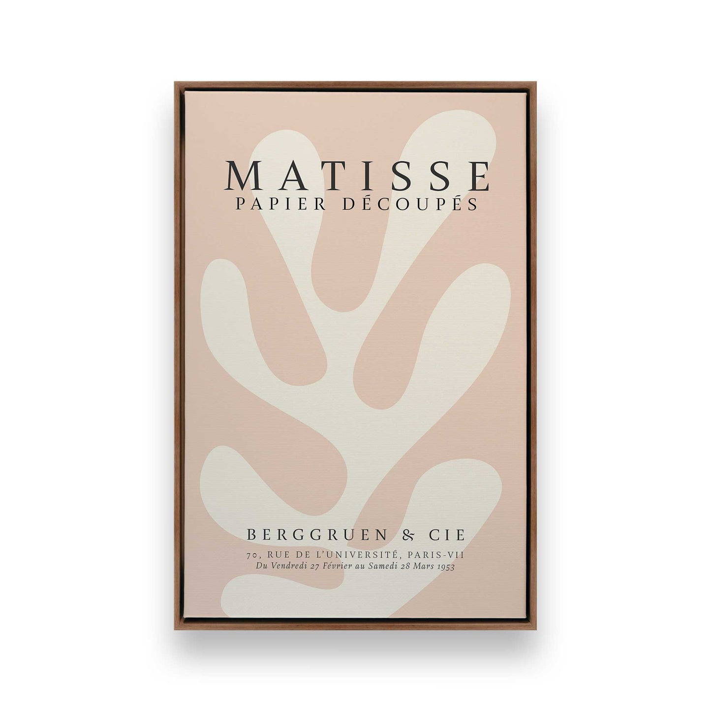[Color:Walnut], Picture of art in a Walnut frame