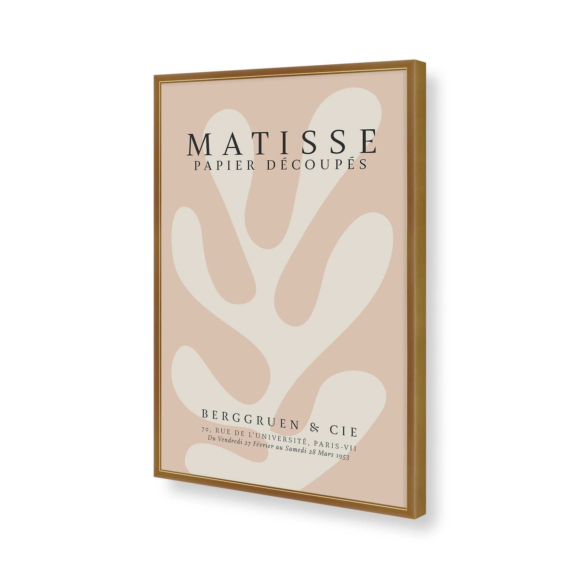 [Color:Polished Gold], Picture of art in a Polished Gold frame of the corner