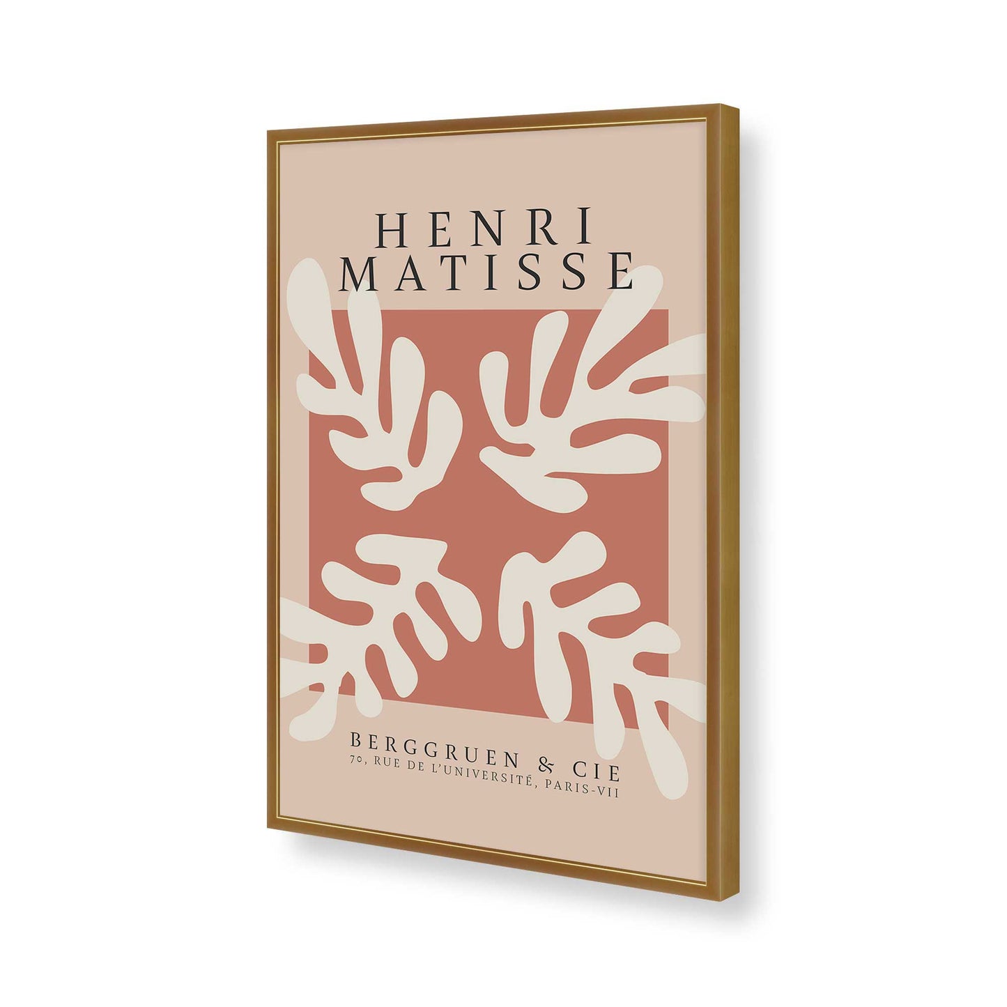 [Color:Polished Gold], Picture of art in a Polished Gold frame of the corner