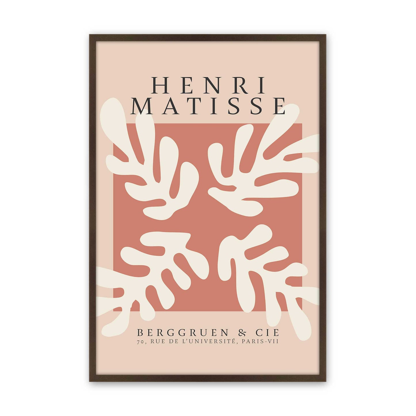 [Color:Brown], Picture of art in a Brown frame