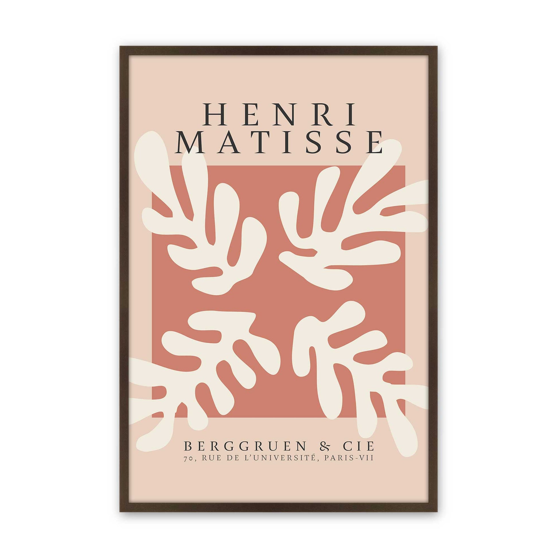 [Color:Brown], Picture of art in a Brown frame