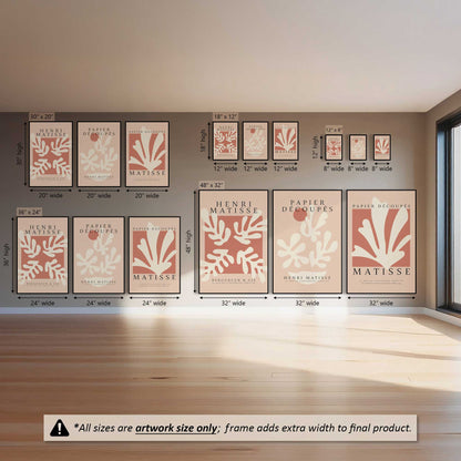 Papier Decoupes, Set of 3 Canvas Prints