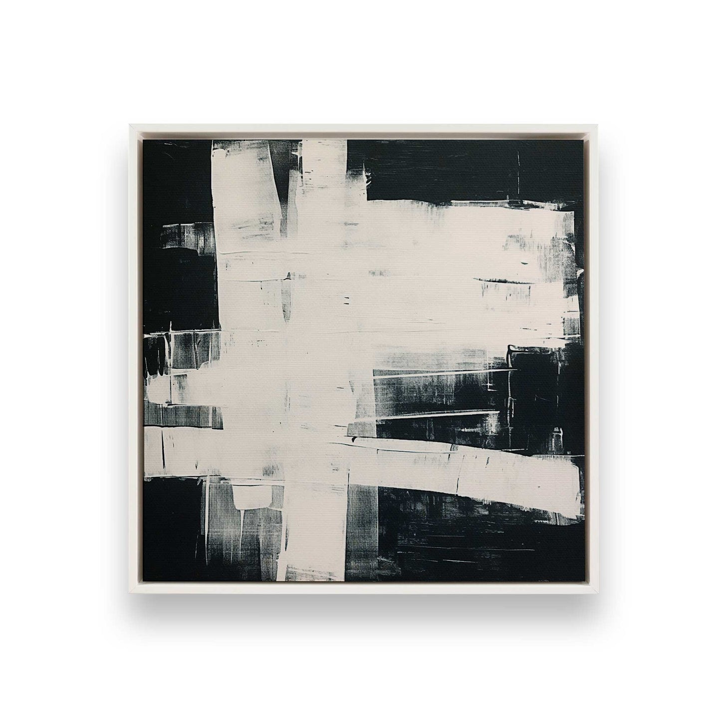 [Color:Opaque White], Picture of art in a White frame