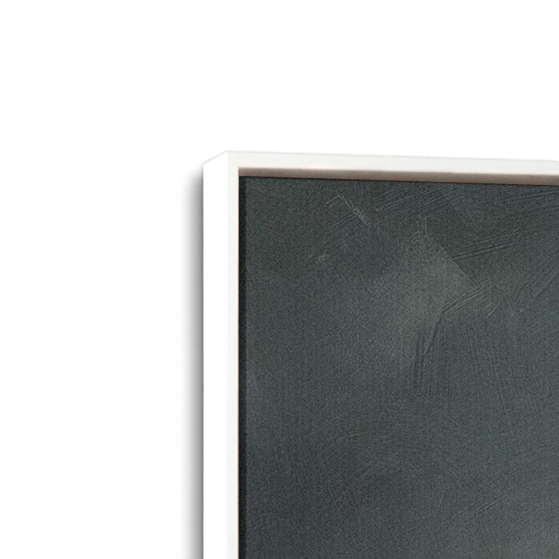 [Color:Opaque White], Picture of art in a White frame at an angle