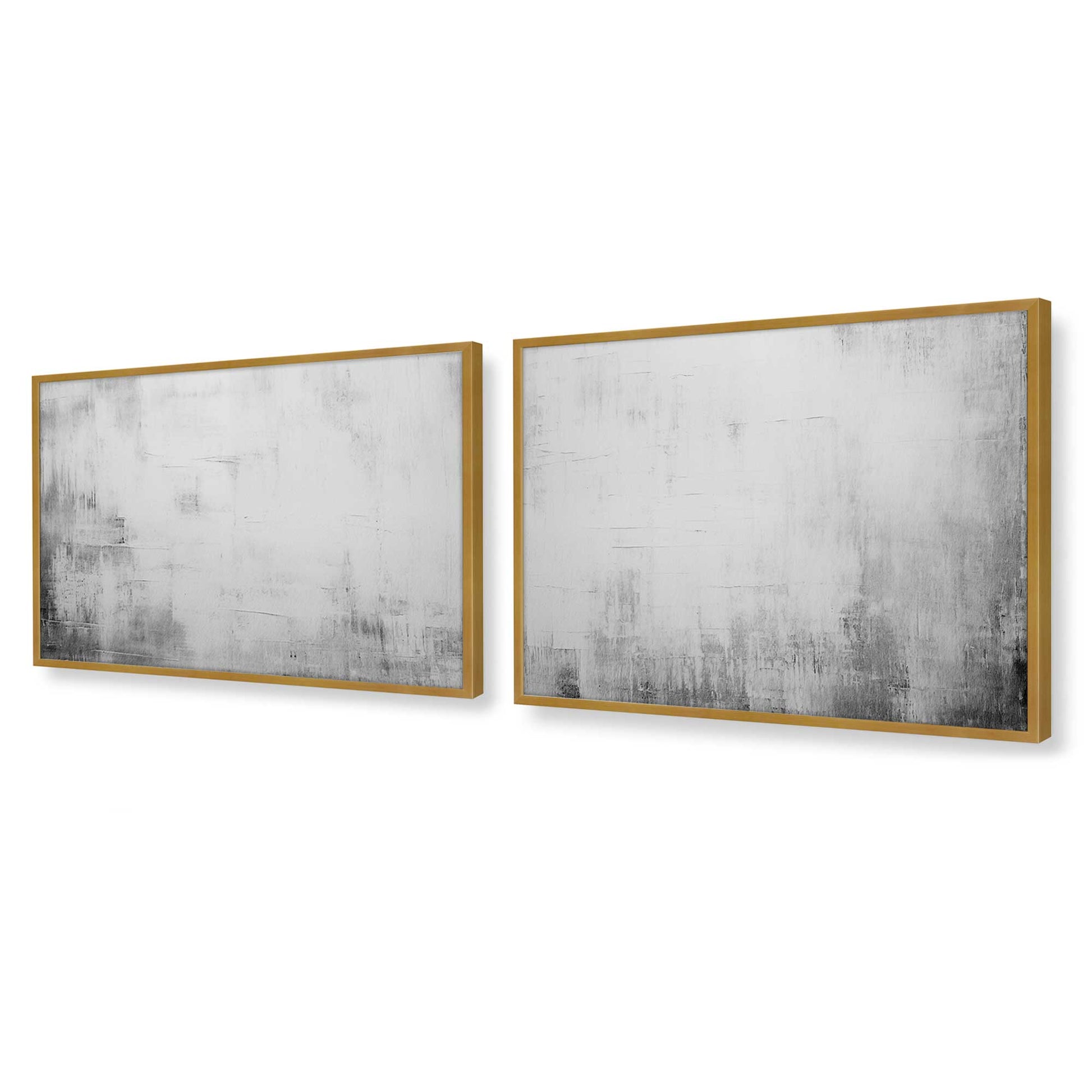[Color:Polished Gold], Picture of art in a Polished Gold frame at an angle