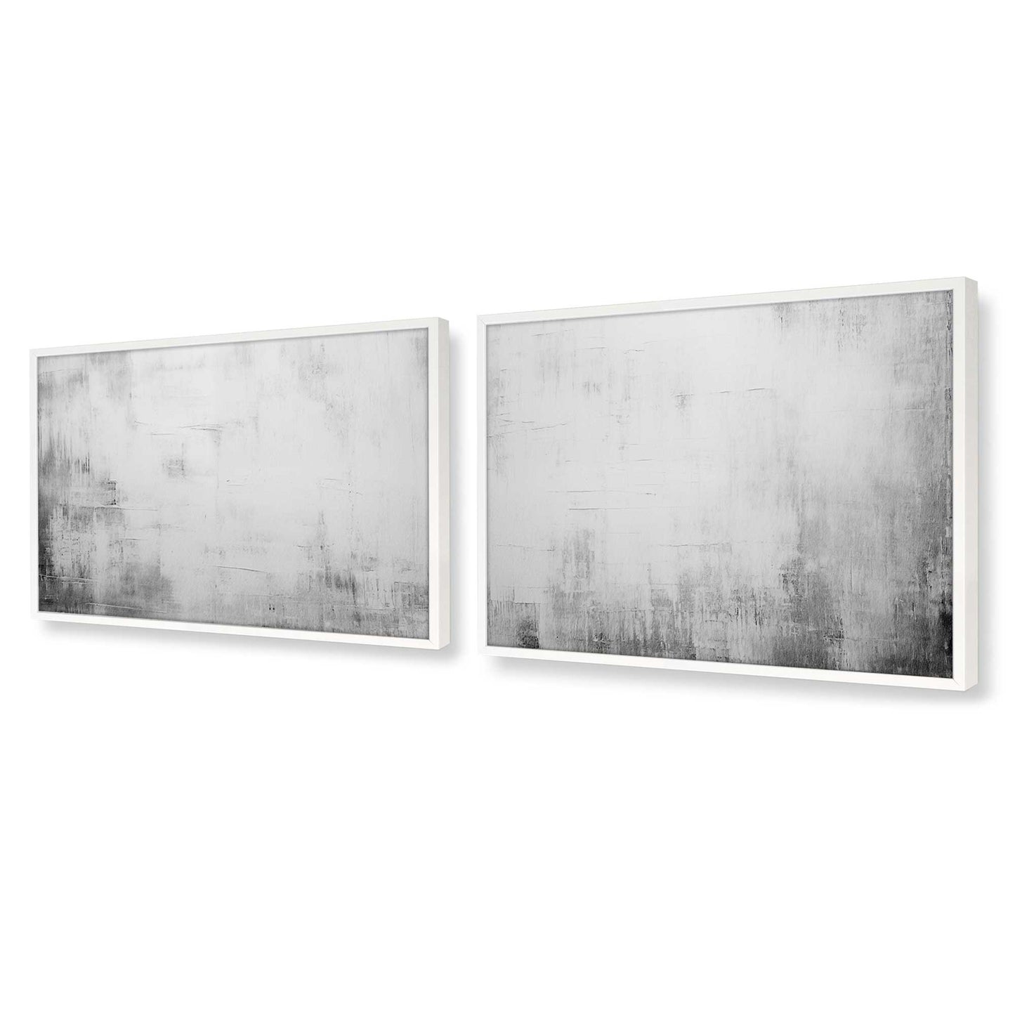 [Color:Opaque White], Picture of art in a Opaque White frame at an angle