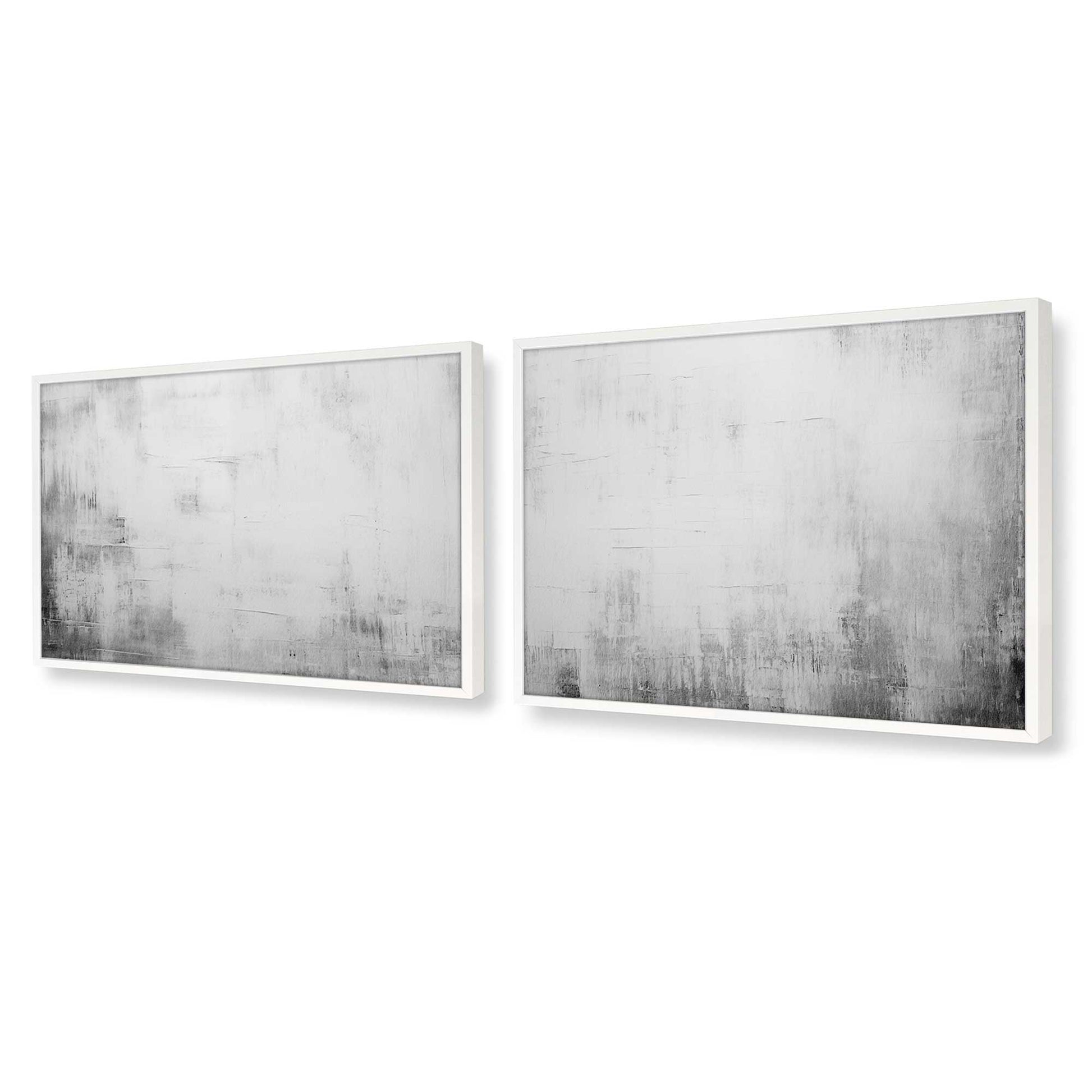 [Color:Opaque White], Picture of art in a Opaque White frame at an angle