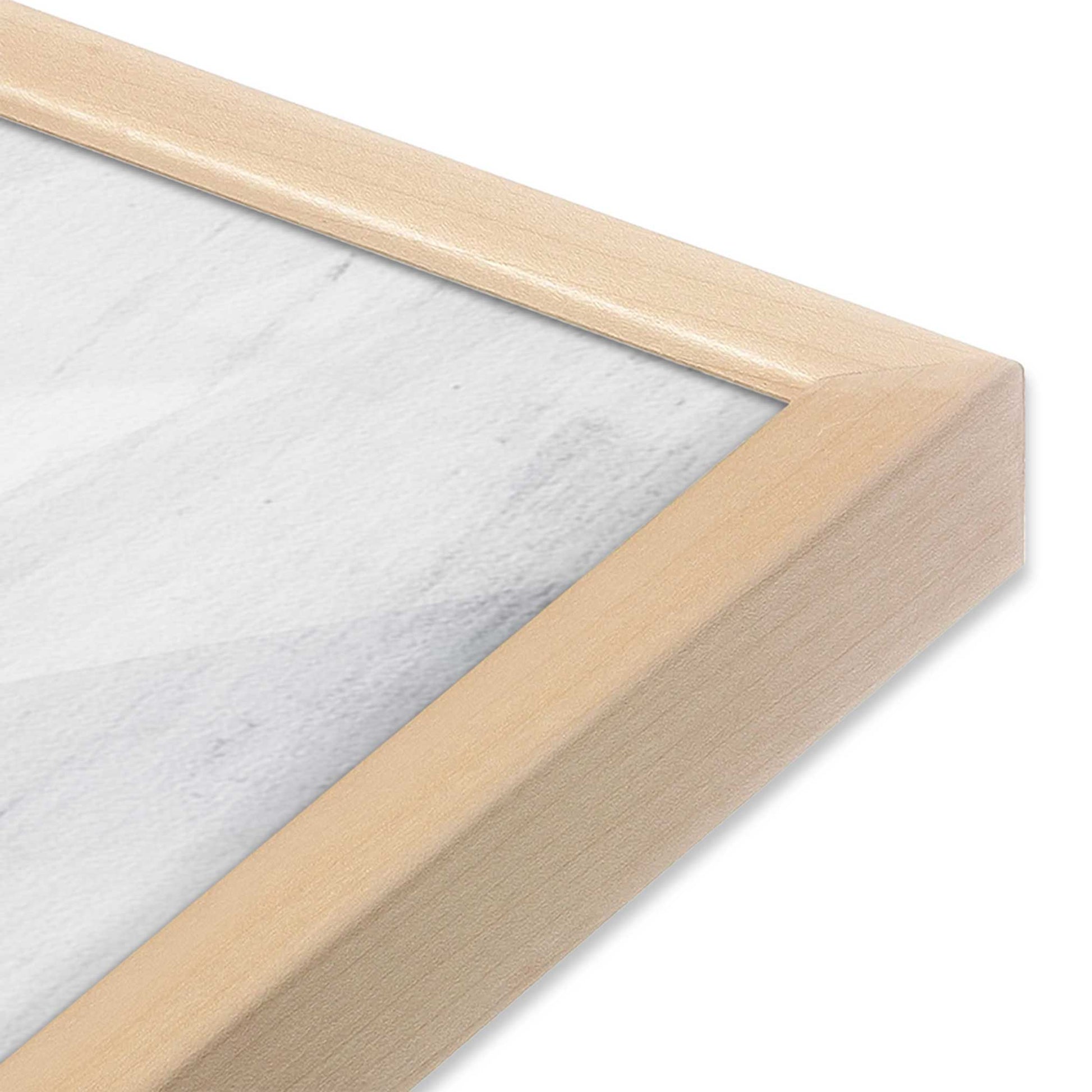 [Color:Raw Maple], Picture of art in a Raw Maple frame of the corner