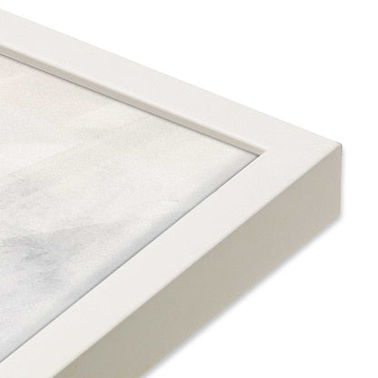[Color:Opaque White], Picture of art in a Opaque White frame of the corner