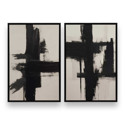 [Color:Satin Black], Picture of art in a Satin Black frame