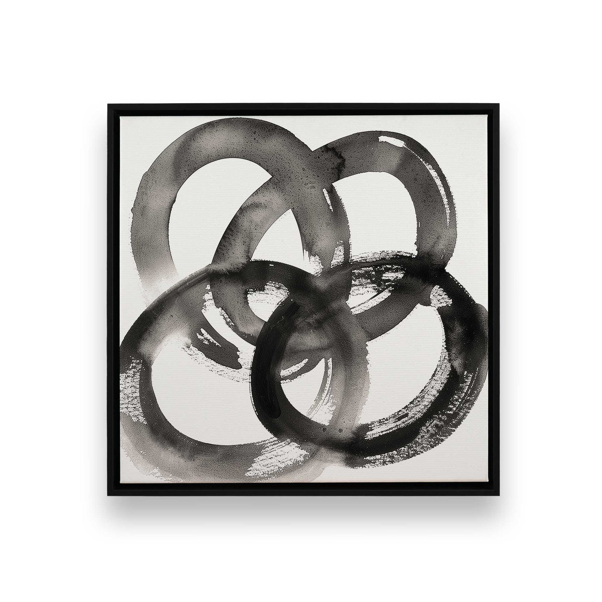 [Color:Satin Black], Picture of art in a Satin Black frame