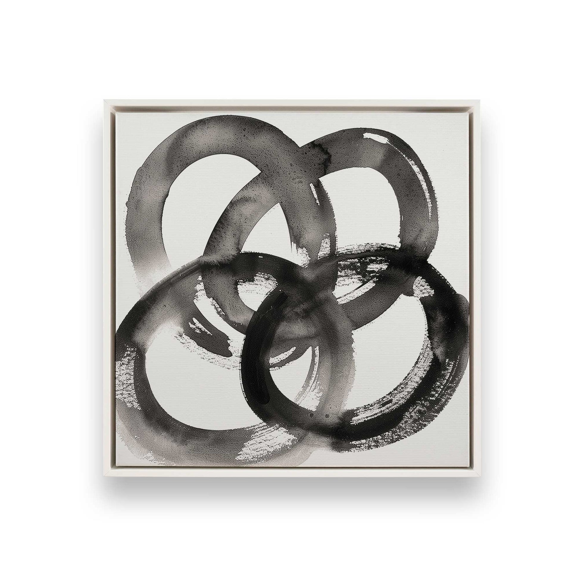 [Color:Opaque White], Picture of art in a White frame
