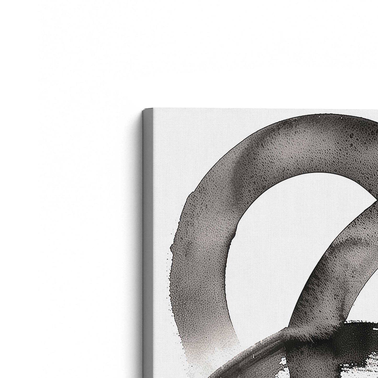 [Color:Stretched Canvas], Picture of art at an angle