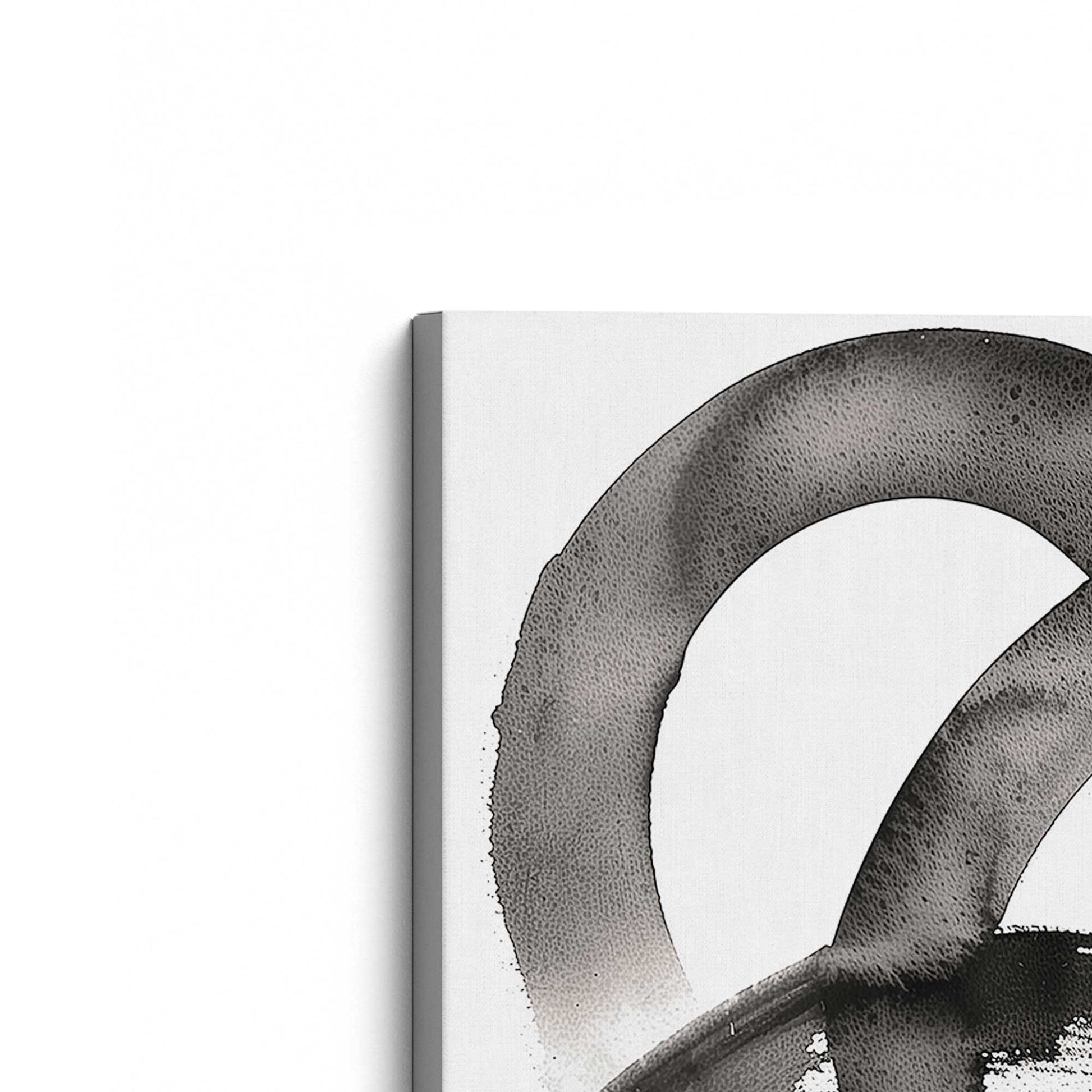 [Color:Stretched Canvas], Picture of art at an angle