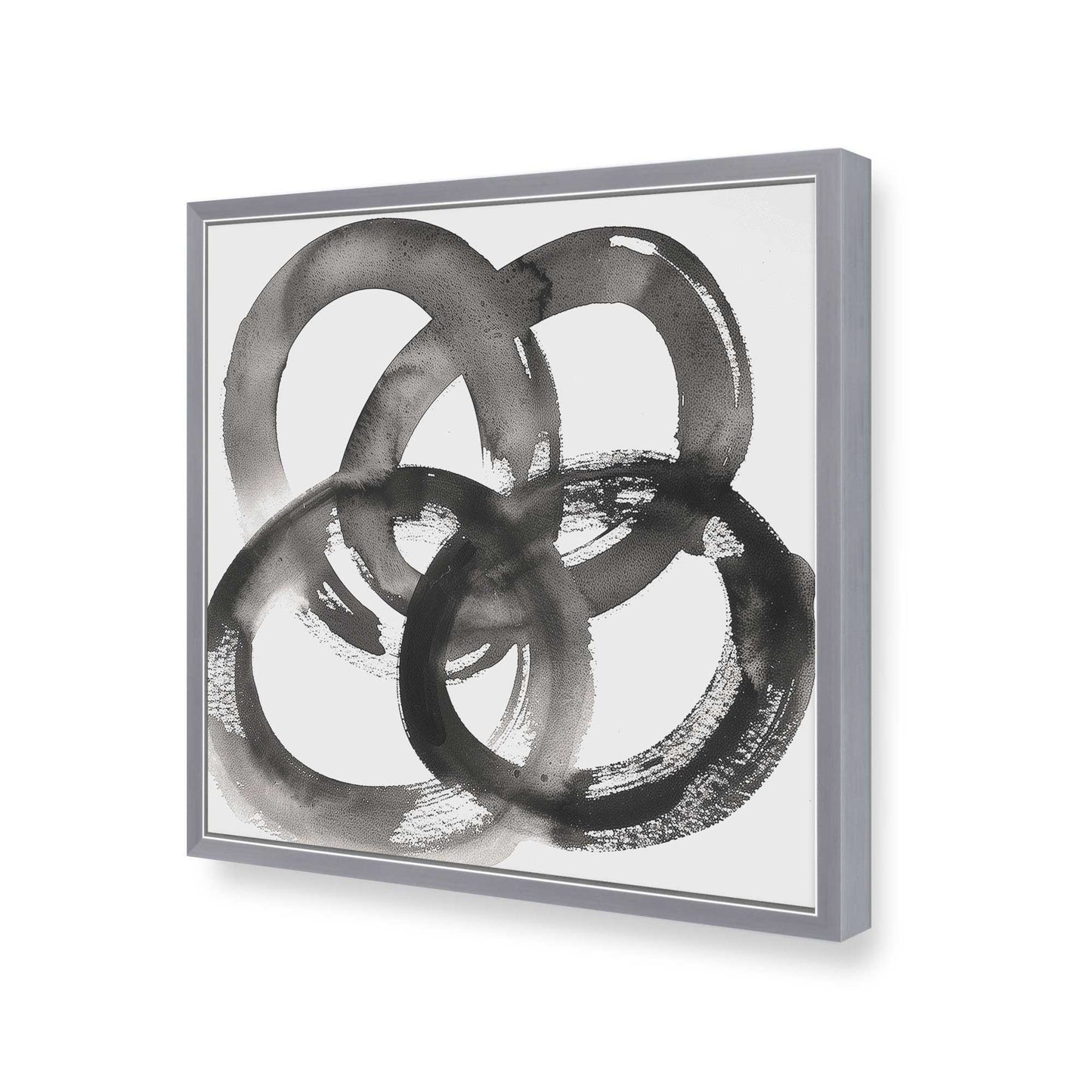 [Color:Polished Chrome], Picture of art in a Polished Chrome frame at an angle