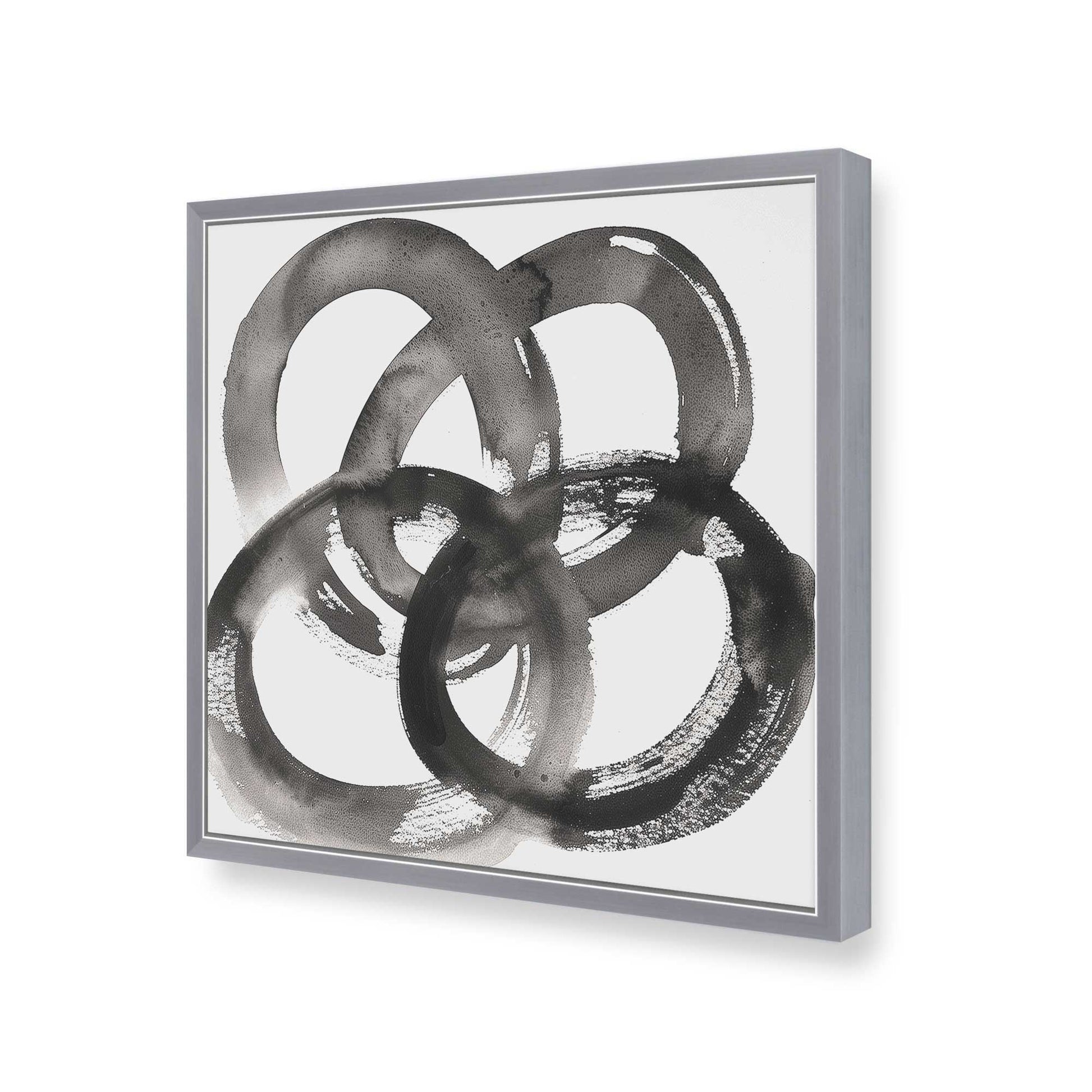 [Color:Polished Chrome], Picture of art in a Polished Chrome frame at an angle