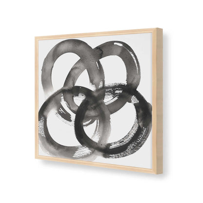 [Color:Raw Maple], Picture of art in a Raw Maple frame at an angle