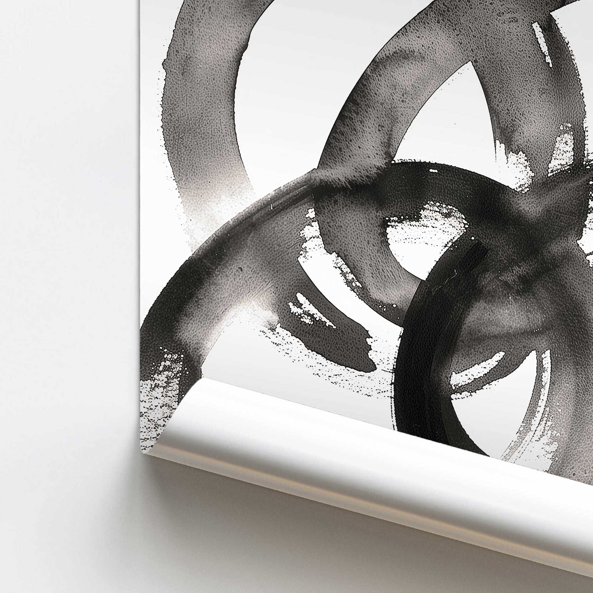 [color:Rolled Print], Picture of close up of art