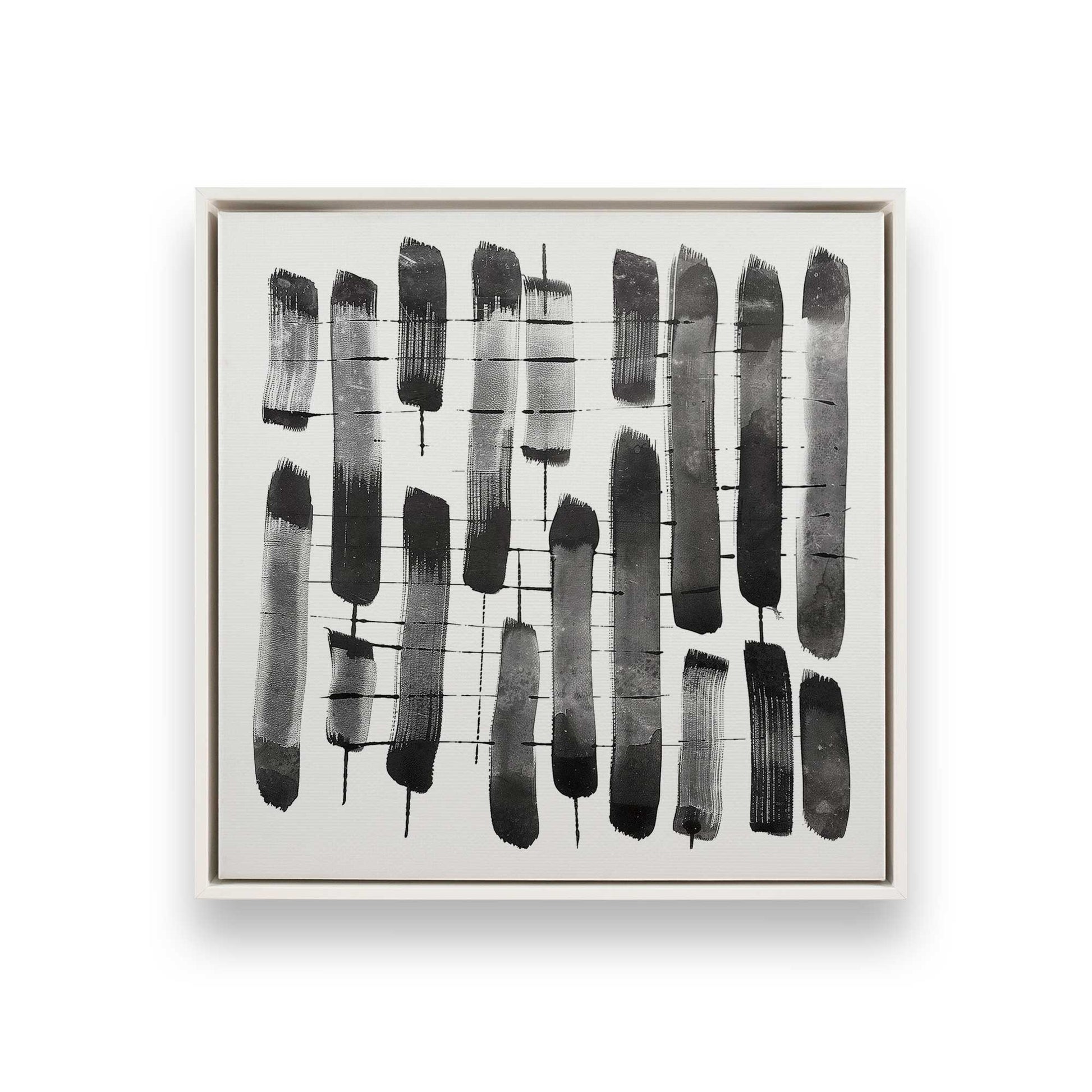 [Color:Opaque White], Picture of art in a White frame