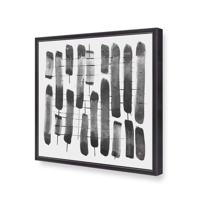 [Color:Weathered Zinc], Picture of art in a Weathered Zinc frame at an angle