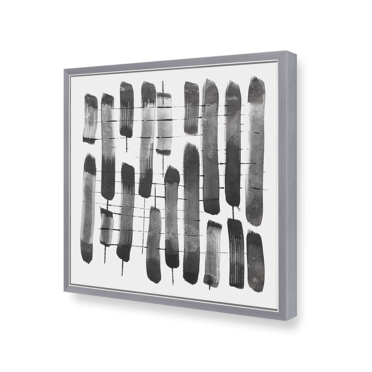 [Color:Polished Chrome], Picture of art in a Polished Chrome frame at an angle