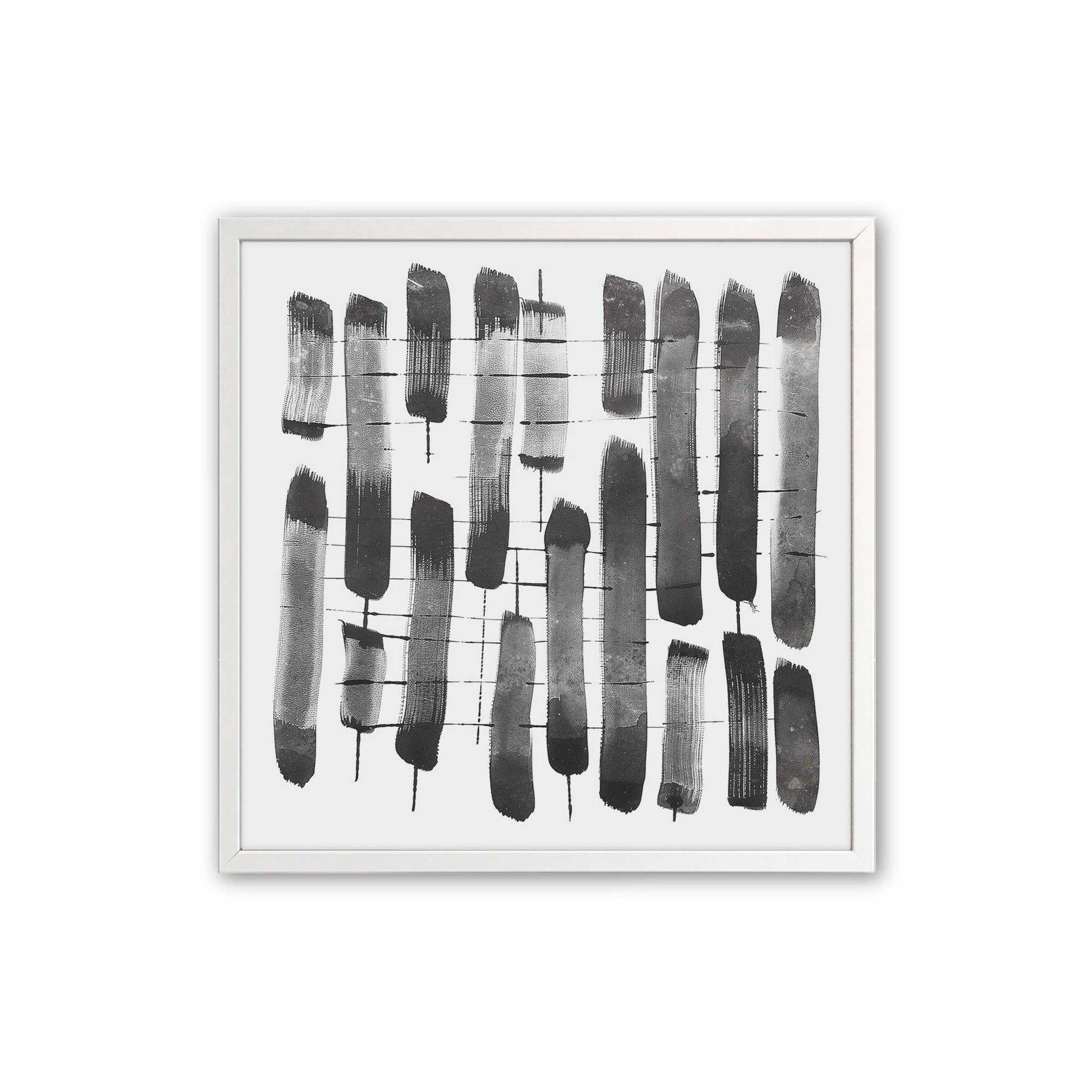 [Color:Opaque White], Picture of art in a Opaque White frame