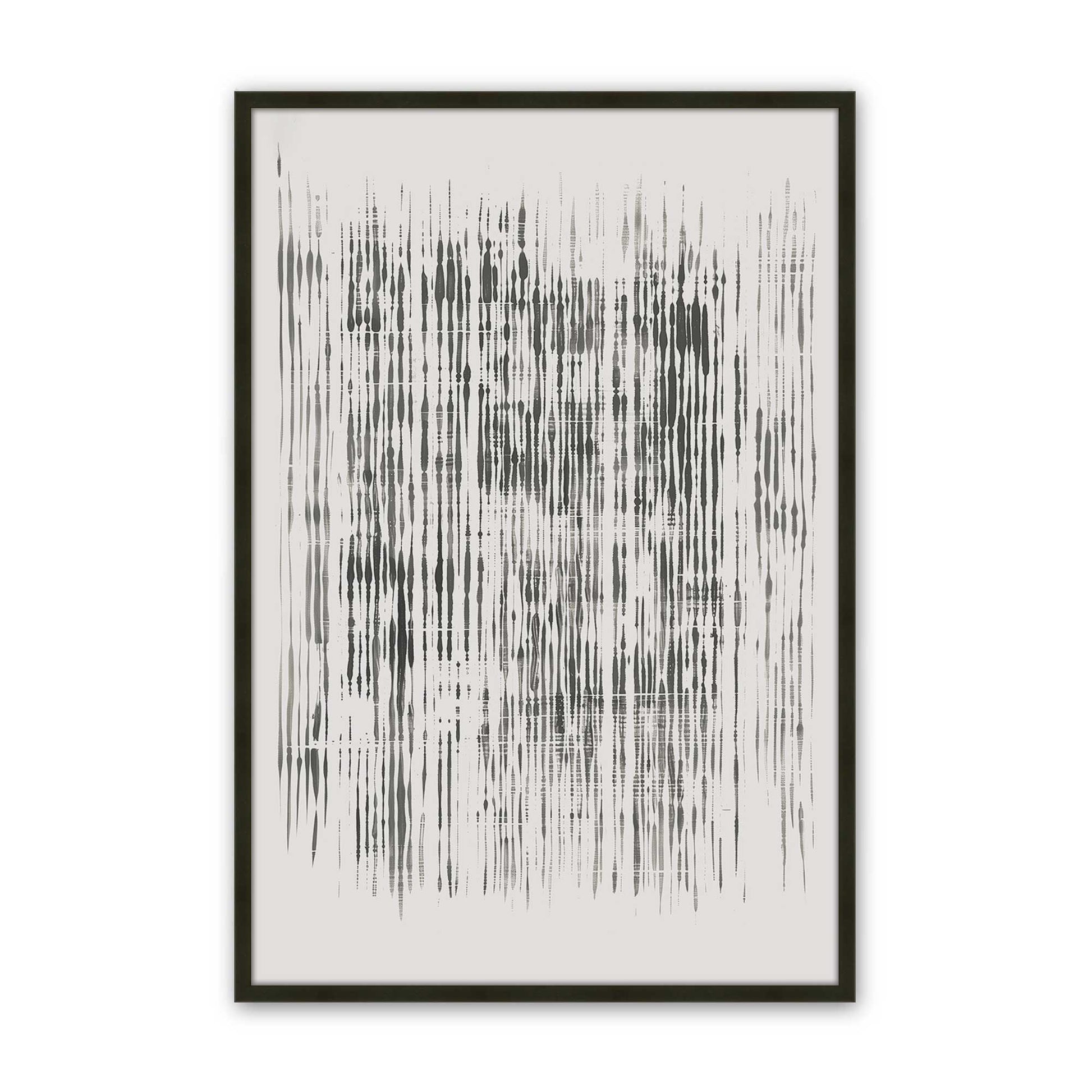 [Color:Satin Black], Picture of art in a Satin Black frame