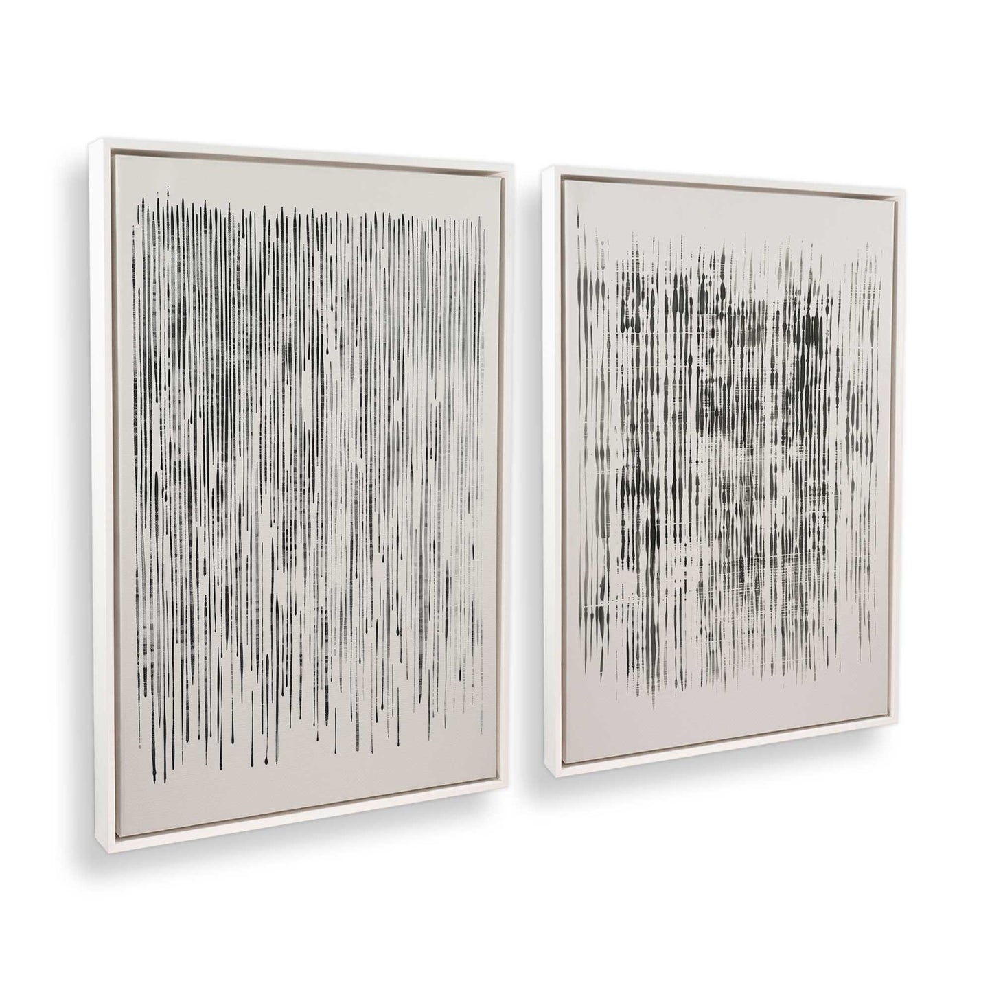 [Color:Opaque White], Picture of art in a White frame at an angle