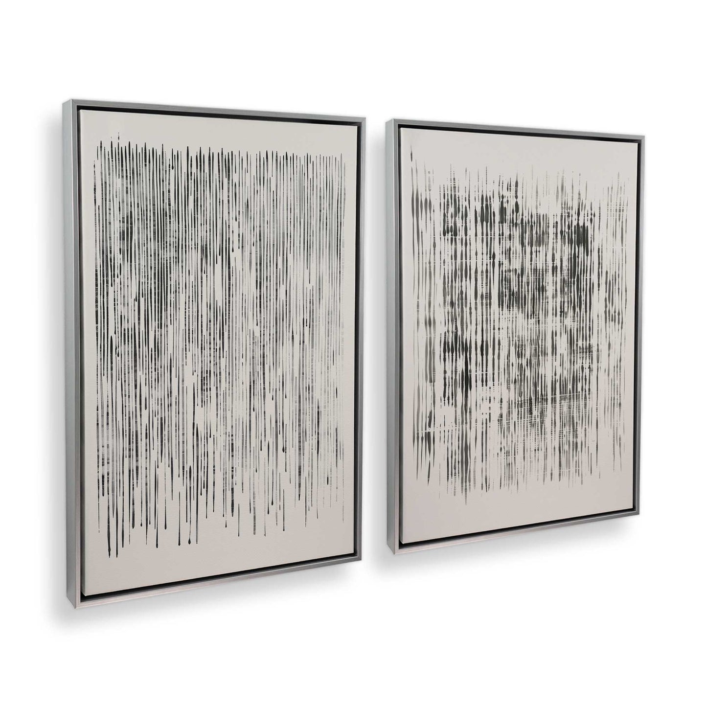 [Color:Polished Chrome], Picture of art in a Polished Chrome frame at an angle