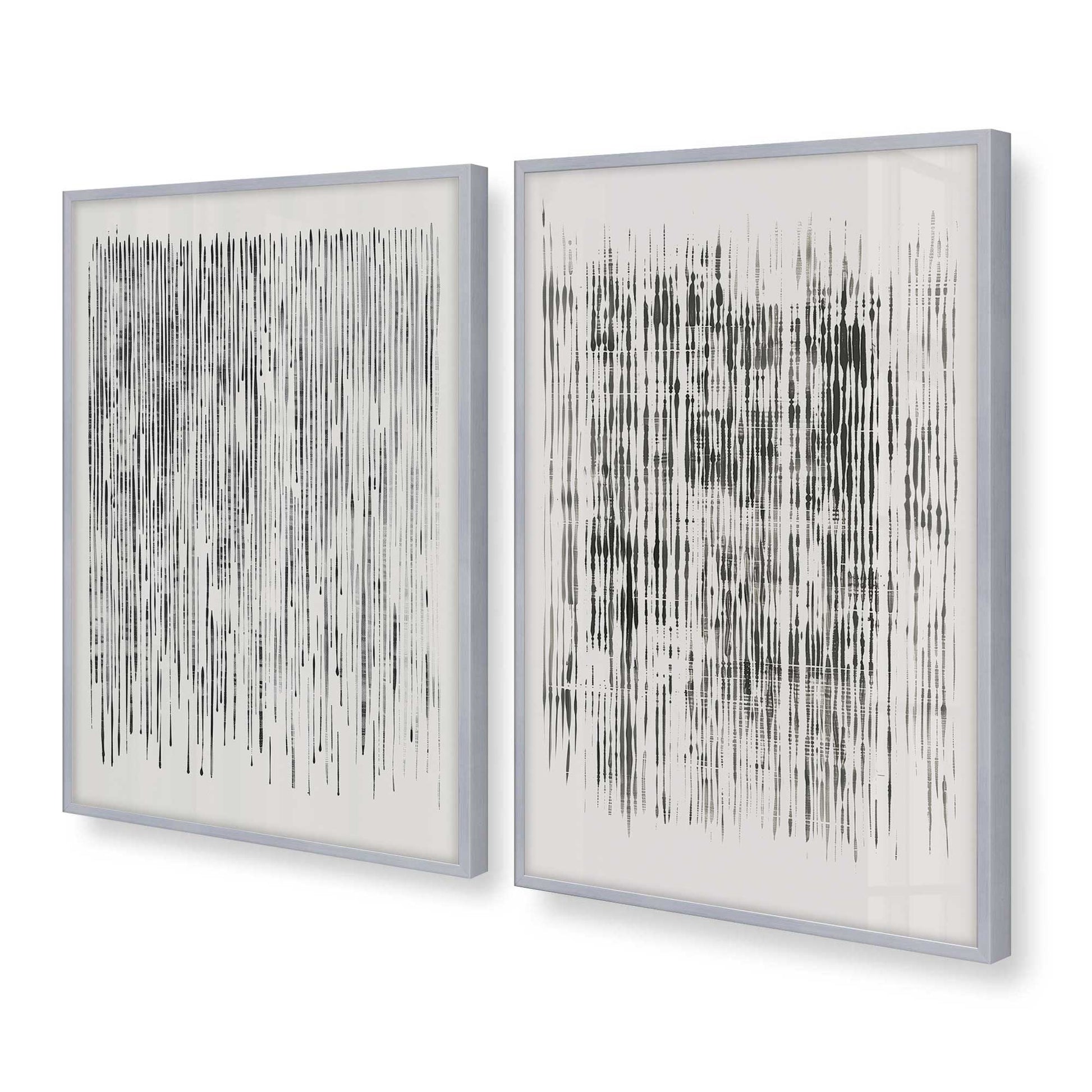 [Color:Polished Chrome], Picture of art in a Polished Chrome frame at an angle