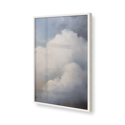 [Color:Opaque White], Picture of art in a Opaque White frame of the corner