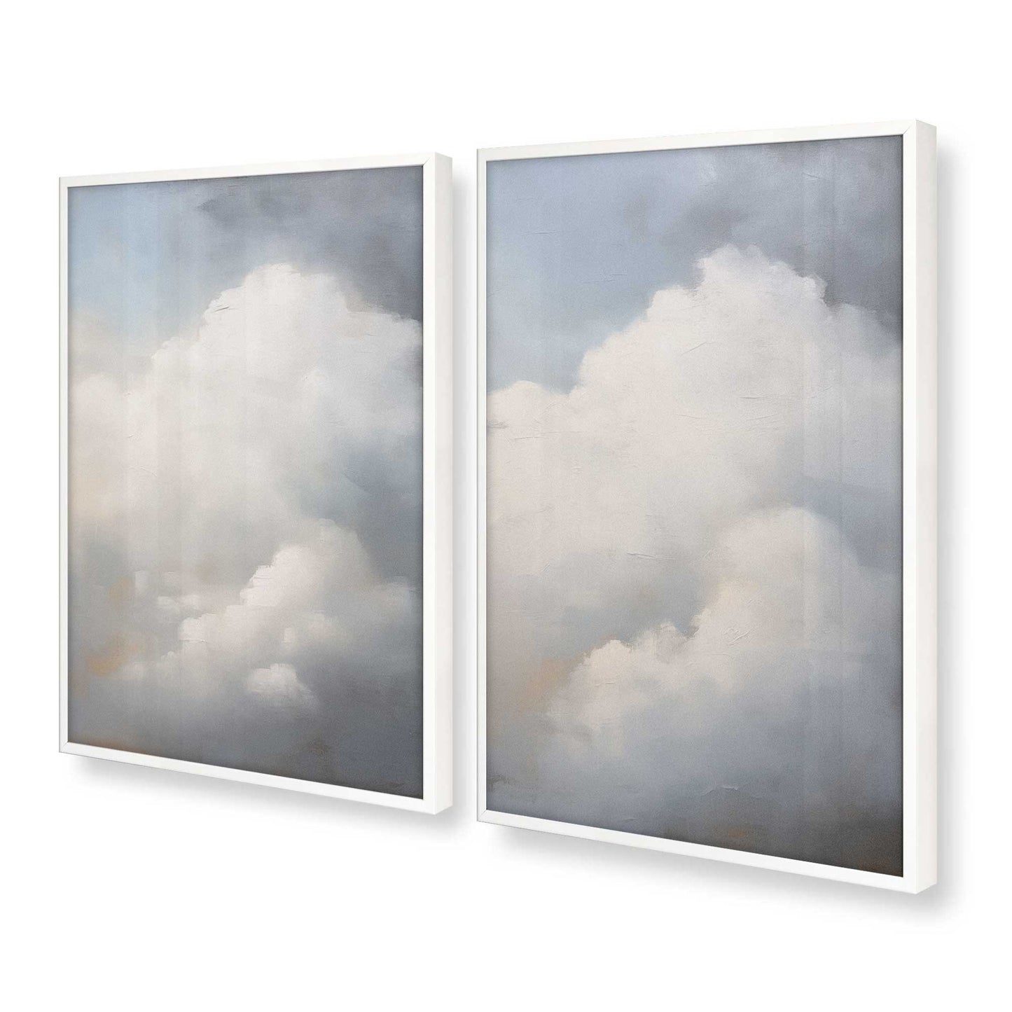 [Color:Opaque White], Picture of art in a Opaque White frame at an angle
