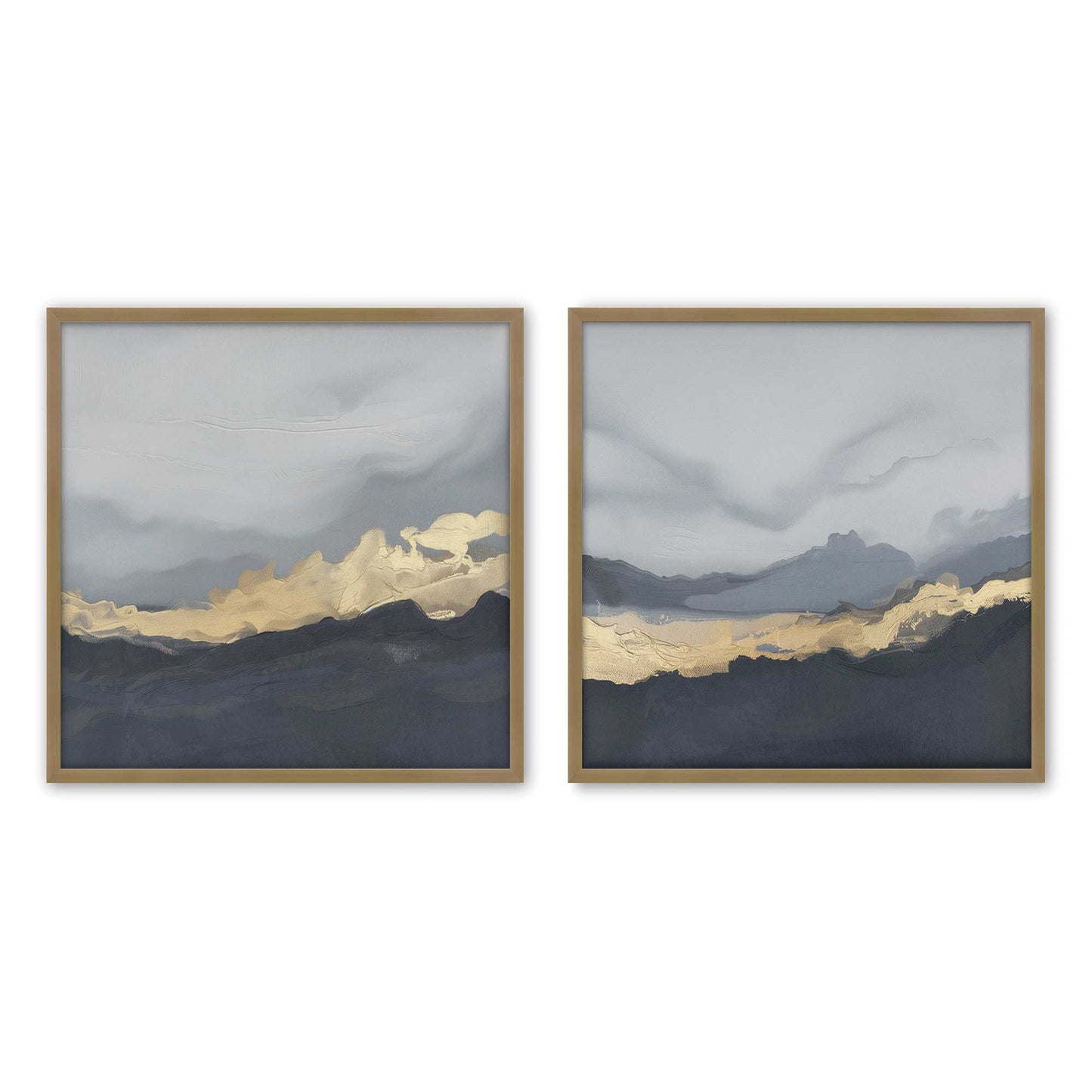 [Color:Brushed Gold], Picture of art in a Brushed Gold frame