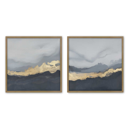 [Color:Brushed Gold], Picture of art in a Brushed Gold frame