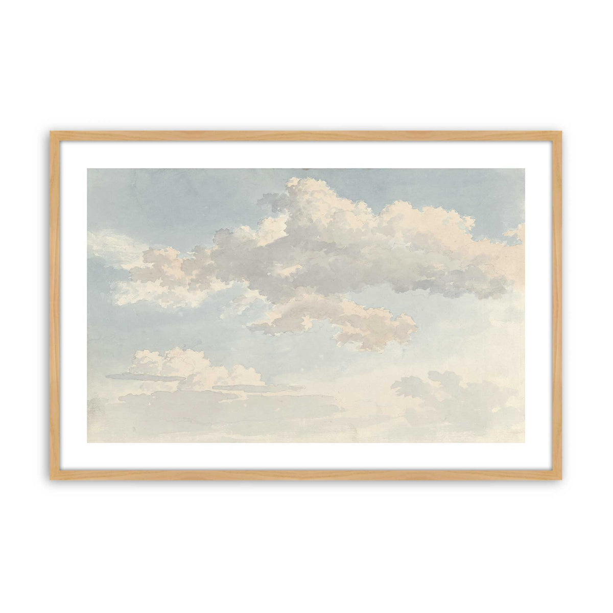 [Color:American Maple], Picture of art in a Polished Chrome frame