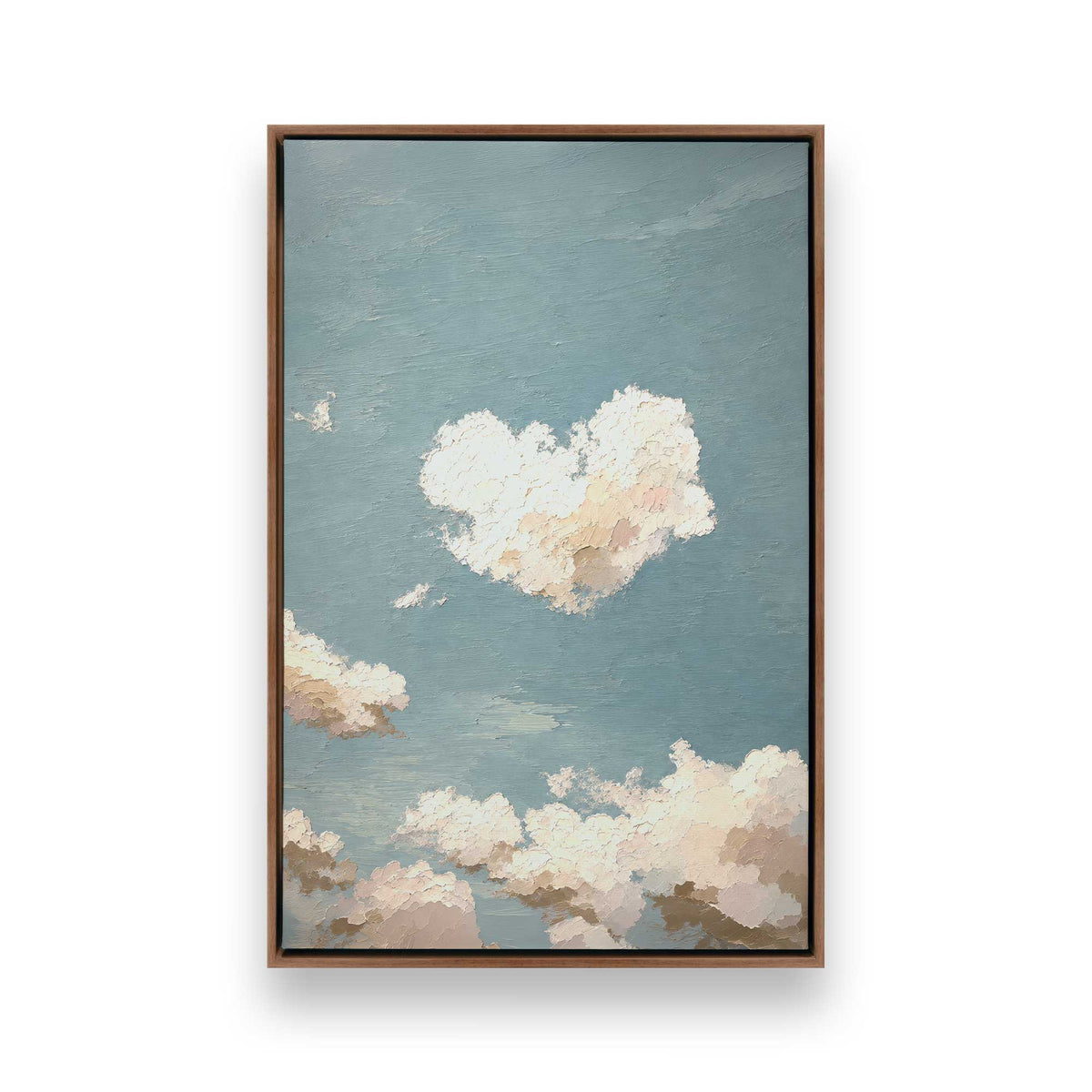[Color:Walnut], Picture of art in a Walnut frame