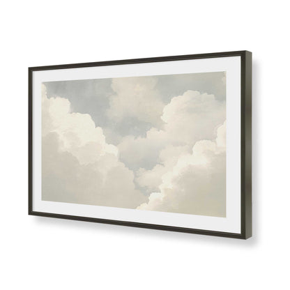 [Color:Satin Black], Picture of art in a Polished Chrome frame of the corner