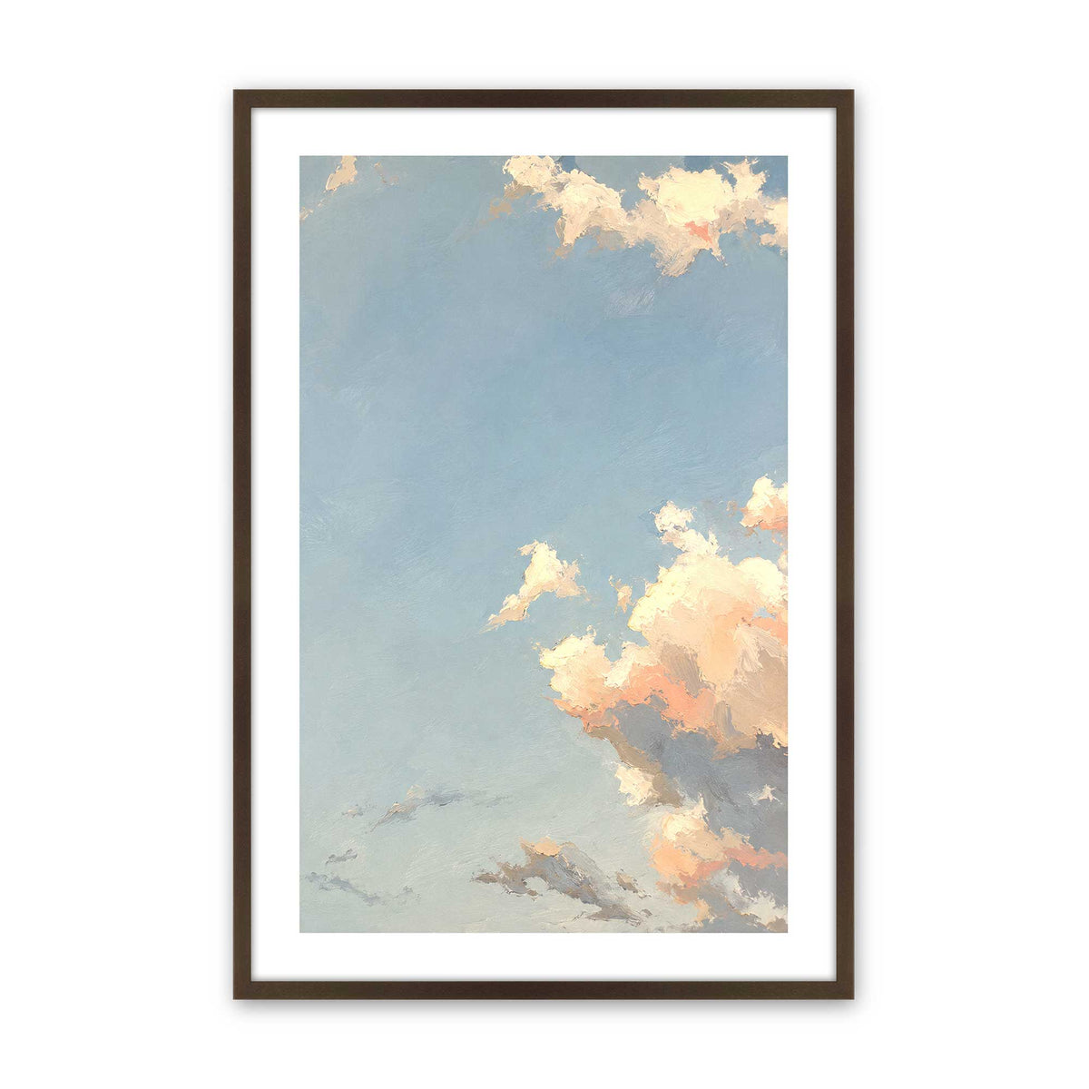 [Color:Brown], Picture of art in a Brown frame