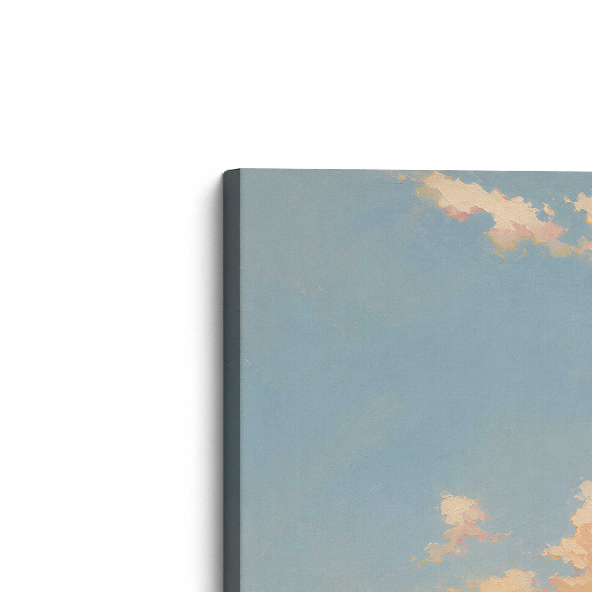 [Color:Stretched Canvas], Picture of the corner of the art