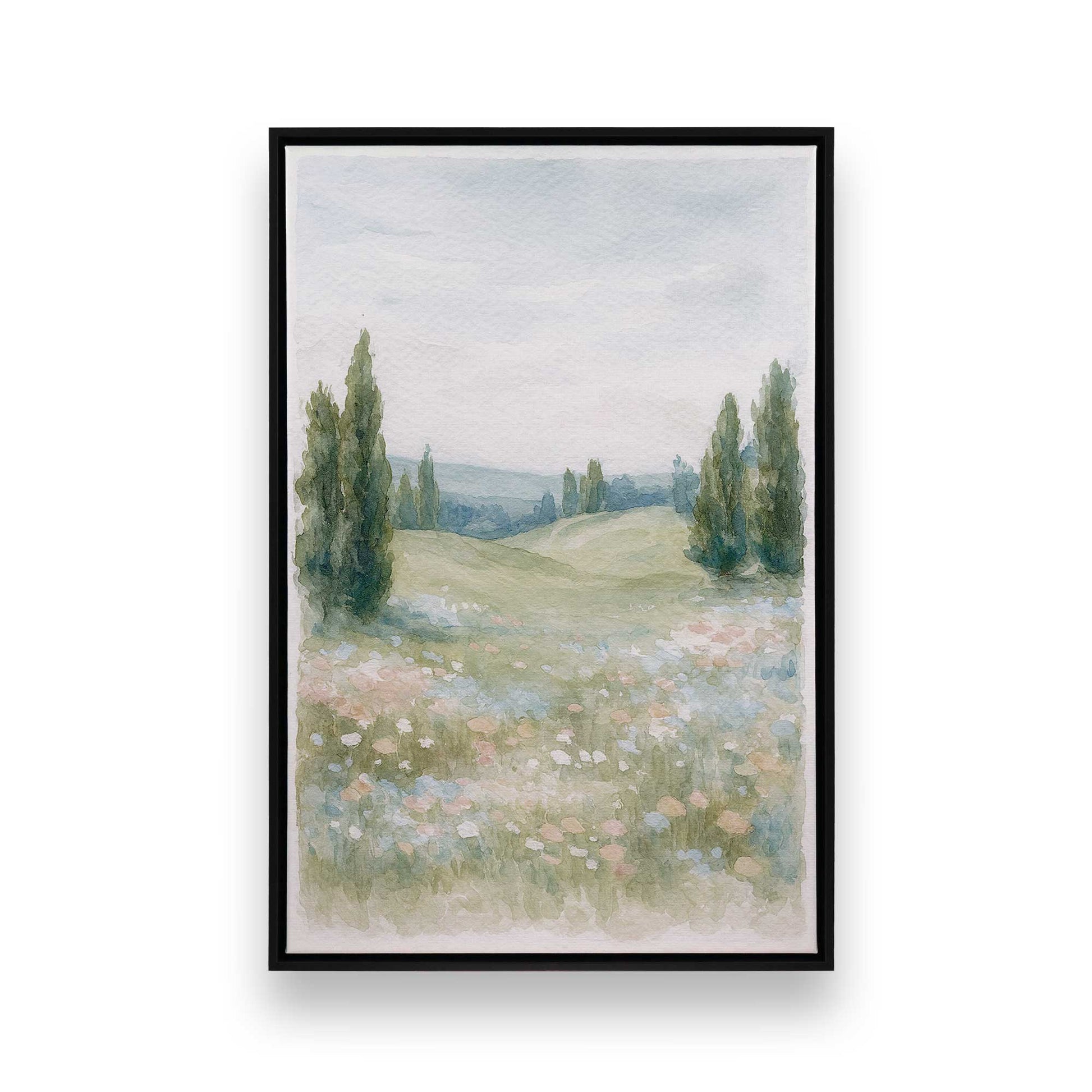 [Color:Satin Black], Picture of art in a Satin Black frame