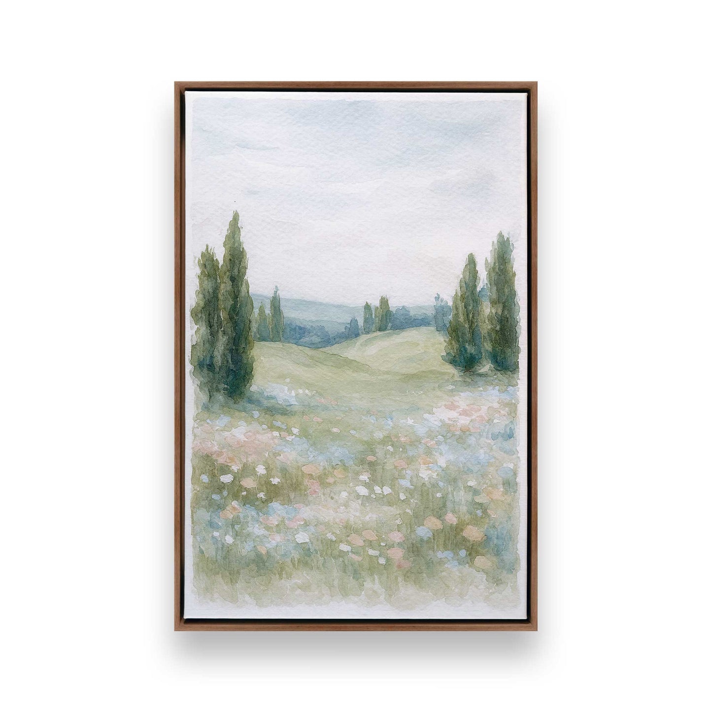 [Color:Walnut], Picture of art in a Walnut frame